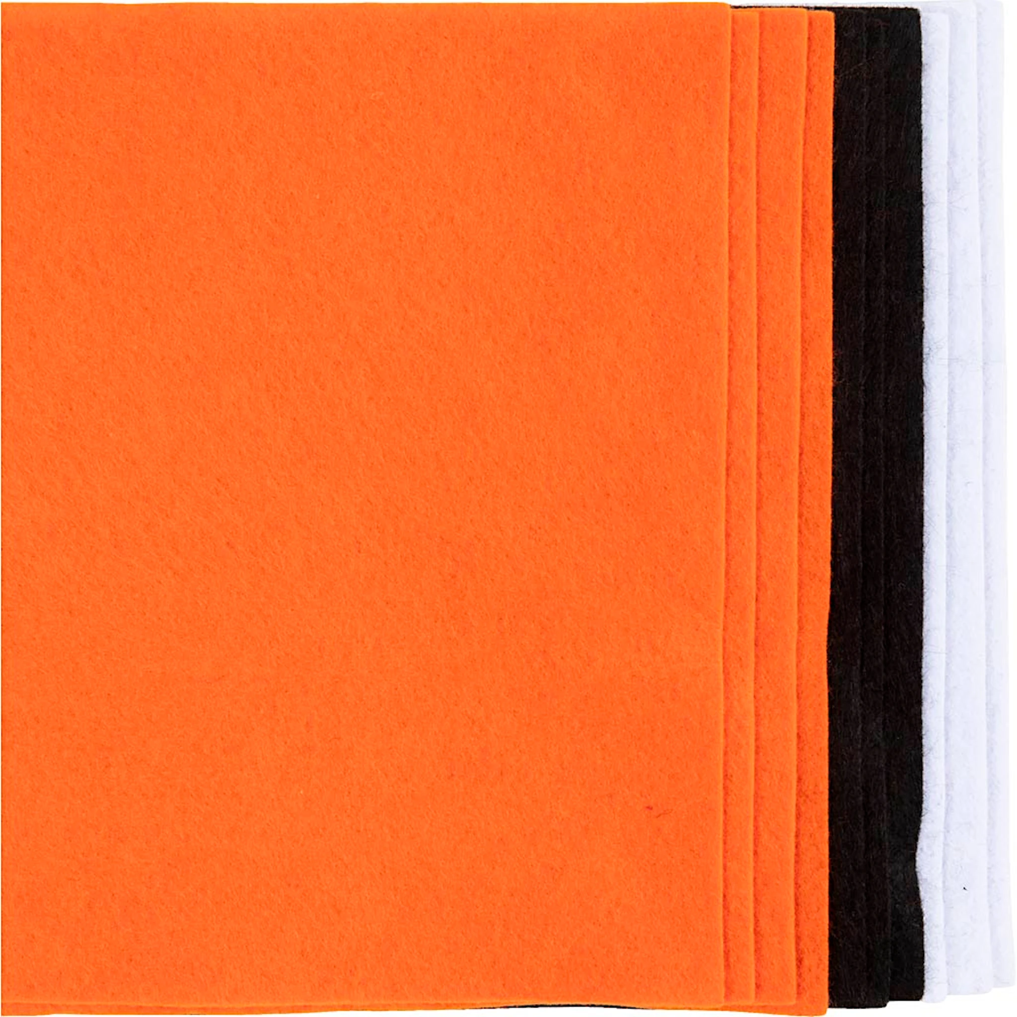 Produktbilde for Hobbyfilt, A4, ark 210x297 mm, tykkelse 2 mm, halloween farger, 10 stk./ 1 pk.