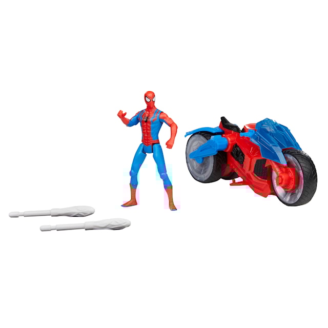 Tuotekuva 2 - Spider-Man 10 cm Actionfigur med Fordon Spiderman
