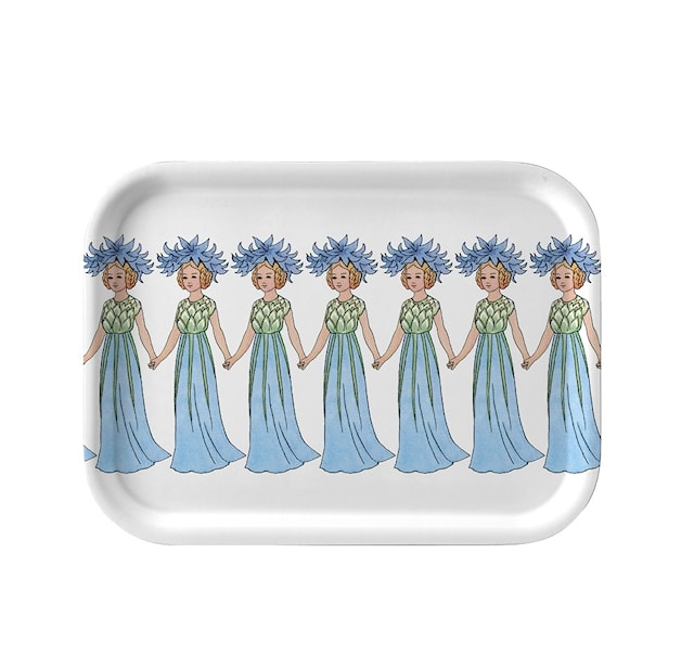 Design House Stockholm Tarjotin 27x20 cm Puu Ruiskukka