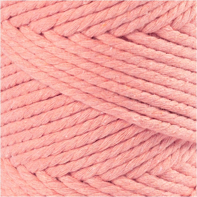 Produktbilde 2 for Macramè-rep, L: 55 M, dia. 4 mm, rosa, 330 g/ 1 rl.