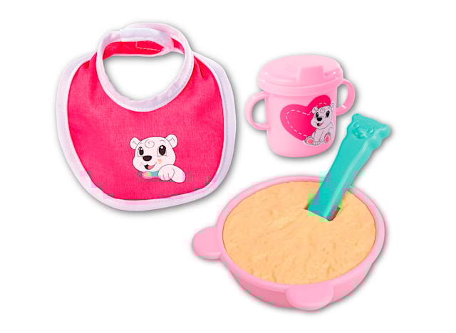 Produktbilde 1 for Dukkertilbehør Magisk Måltidssett New Born Baby