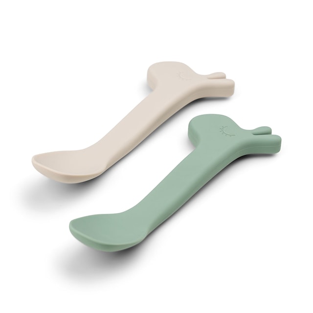 Produktbilde 2 for Done by Deer Silicone spoon 2-pack Lalee Green