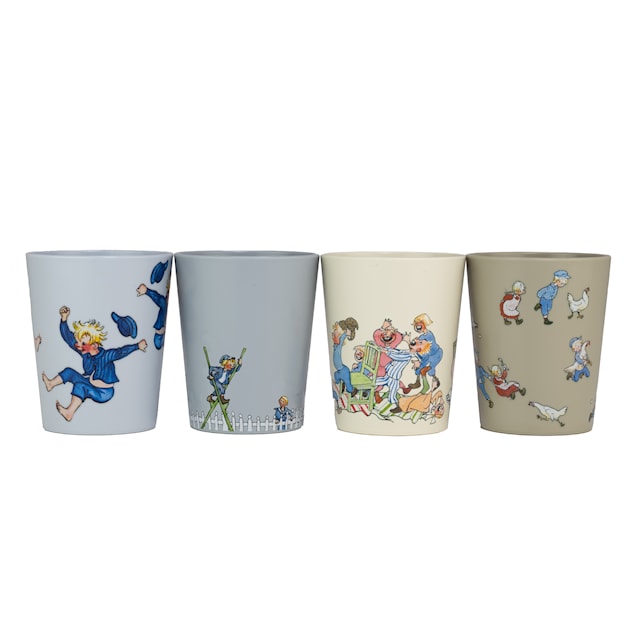 Produktbilde 1 for Emil fra Lønneberget Samlekopper 4-pakning Rätt Start