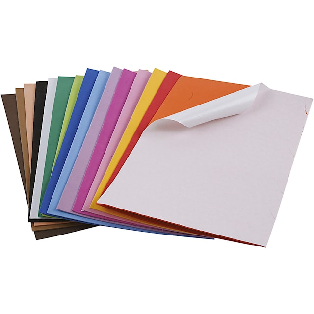 Produktbilde 2 for Mosgummi, selvklebende, A4, ark 210x297 mm, tykkelse 2 mm, 30 ass. ark/ 1 pk.