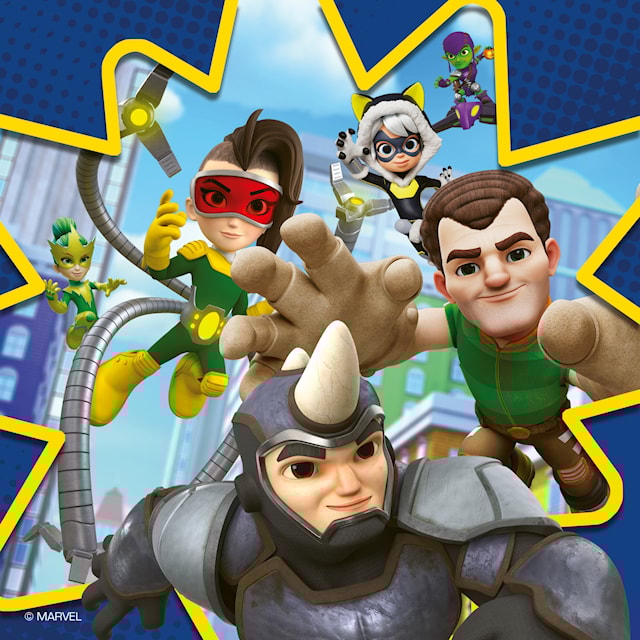 Produktbild 3 för Pussel Spidey's Adventures 3x49 bitar, Ravensburger