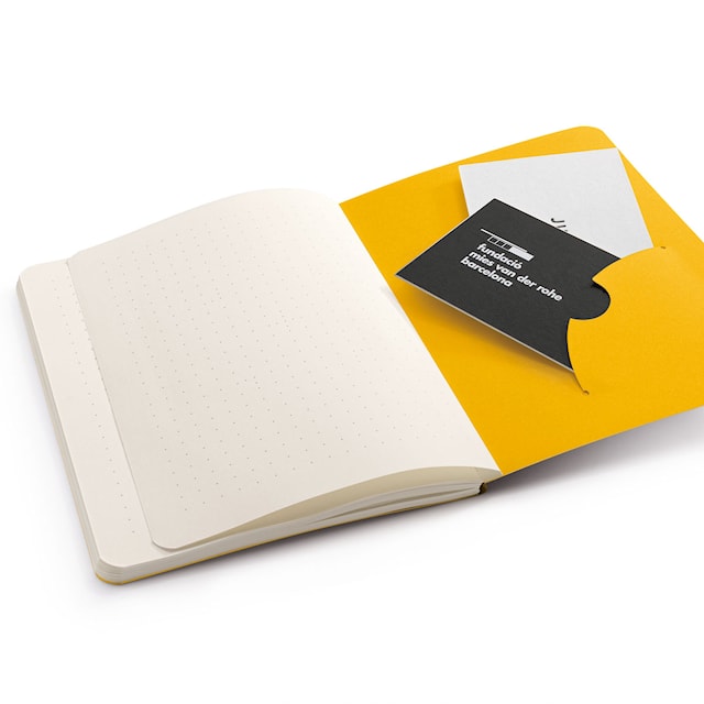 Tuotekuva 2 - Bullet journal A6 Pilkullinen Yellow 3-pack Leuchtturm1917