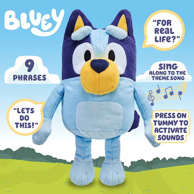 Produktbilde 4 for Talking Plush Bluey 31 cm (DK/SE/GB) Bluey