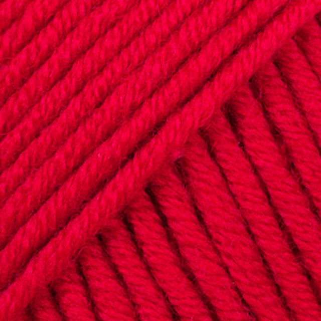 Big Merino Uni Colour Garn Ullgarn 50 g Crimson red 27 Drops