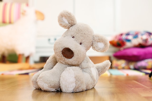 Produktbild 2 för Teddy Cream, Hund Stor, Grå, Teddykompaniet