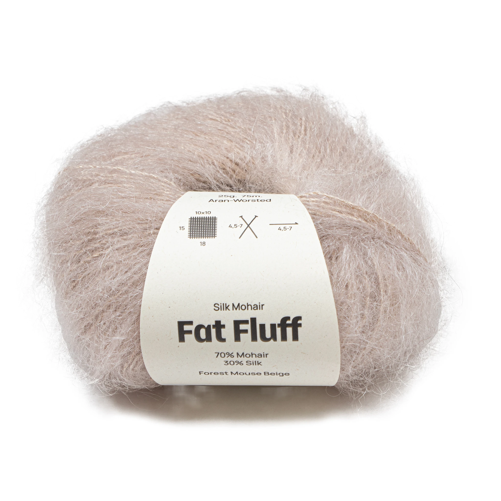 Produktbild för Silk Mohair Fat Fluff 25 gr Adlibris