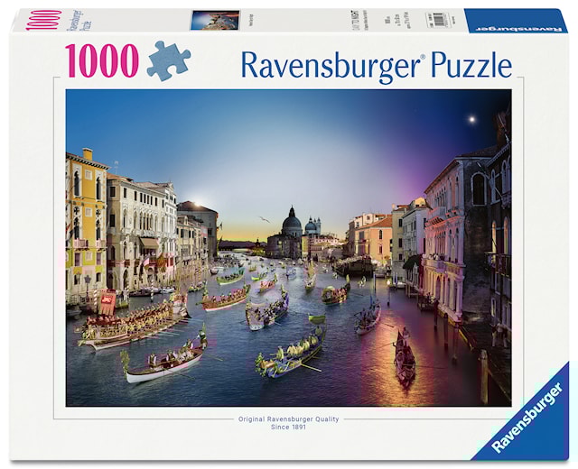 Produktbilde 1 for Venezia dag til natt puslespill 1000 brikker, Ravensburger
