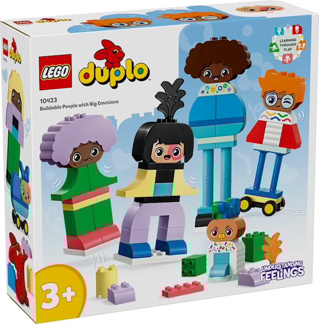 Tuotekuva 1 - Rakenna ihmisiä isoine tunteineen LEGO® DUPLO Town (10423)