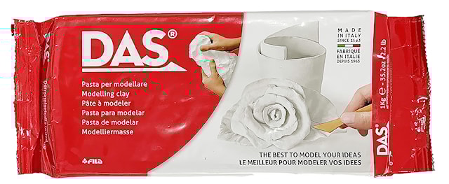 Produktbild 1 för DAS Lera Vit, 1 kg