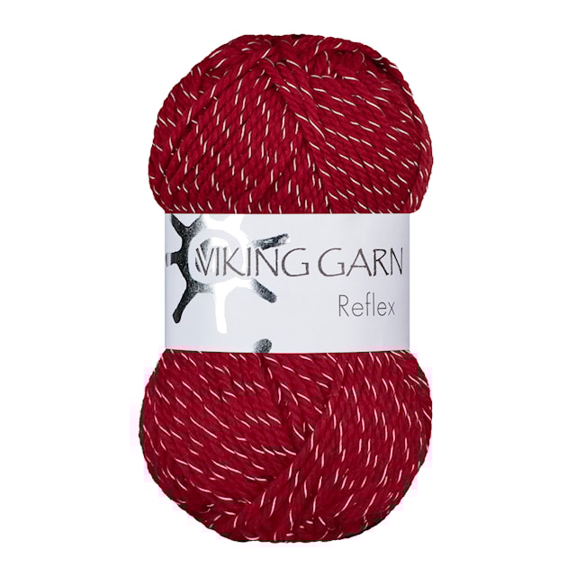 Reflex Garn Ullmix 50 g Röd 460 Viking Garn
