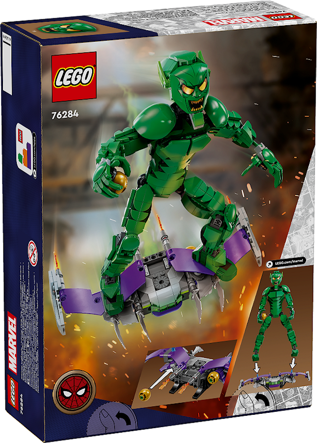 Produktbild 3 för Byggfigur Green Goblin LEGO®  Super Heroes Marvel (76284)