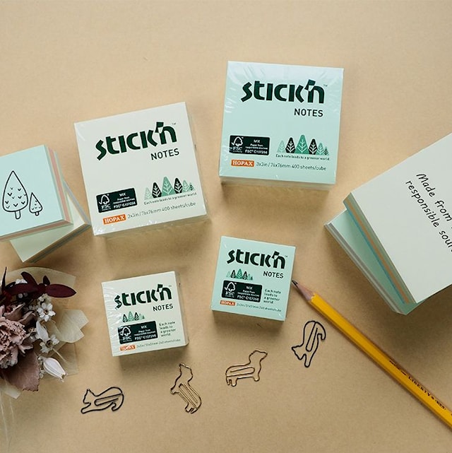 Produktbild 3 för Notiskub FSC 76x76 mm Stick'n