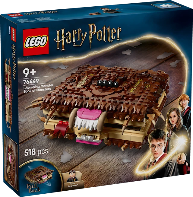 Tuotekuva 1 - Haukkaava Hirvittävän suuri hirviökirja LEGO® Harry Potter™ (76449)