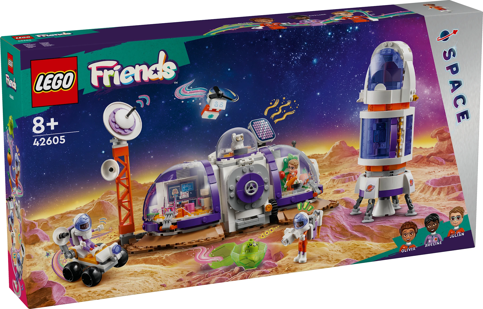 Tuotekuva ille Mars-avaruusasema ja raketti LEGO® Friends (42605)