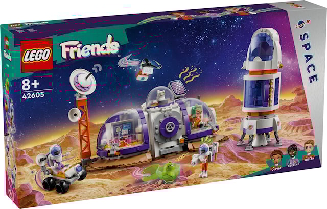 Produktbild 1 för Rymdbas på Mars med raket LEGO® Friends (42605)