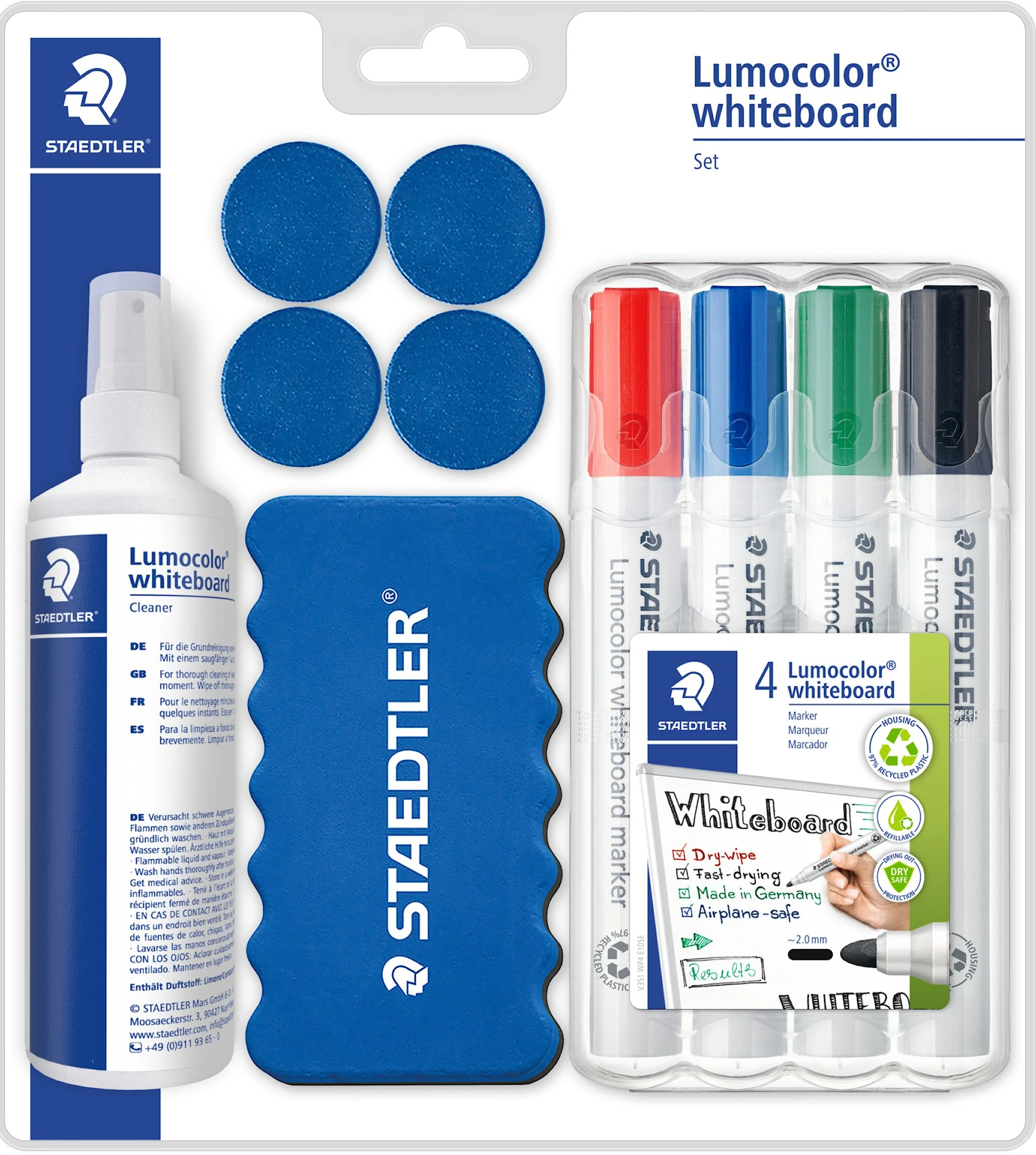 Produktbilde for Lumocolor Whiteboard Startsett Staedtler