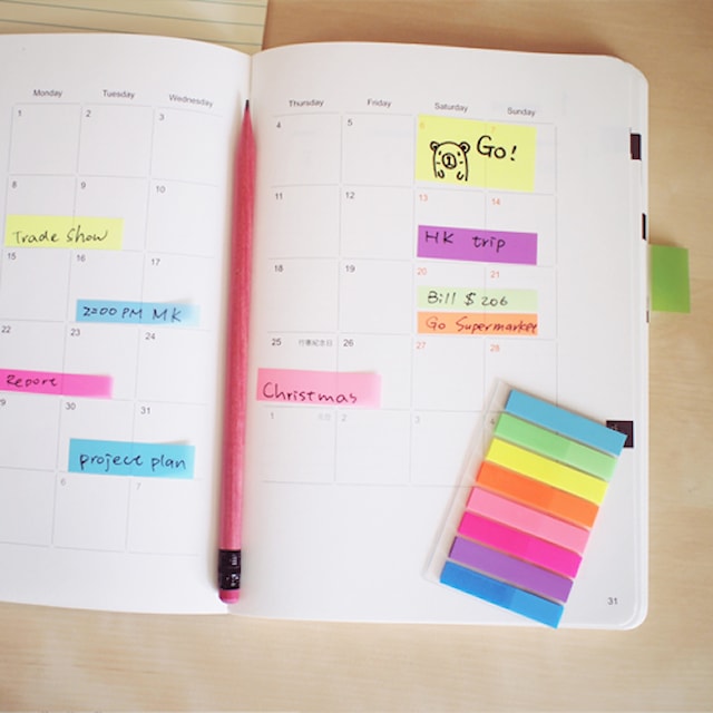 Produktbild 3 för Indexflikar Neon 45x8 mm Plast Stick'n