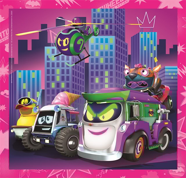 Tuotekuva 2 - Palapelit 3x48 palaa Batwheels, Clementoni