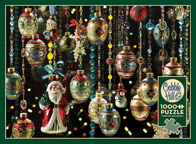 Produktbilde 1 for Puslespill Christmas Ornaments 1000 brikker, Cobble Hill