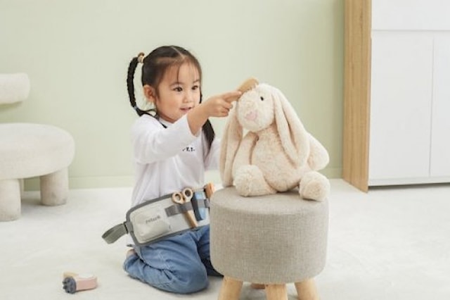 Produktbild 3 för Hårfrisör Trä Lekset Viga