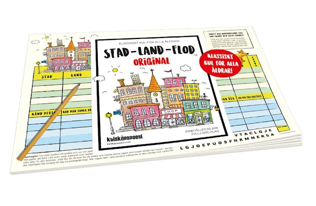 Produktbild 3 för Stad, Land, Flod (SE)