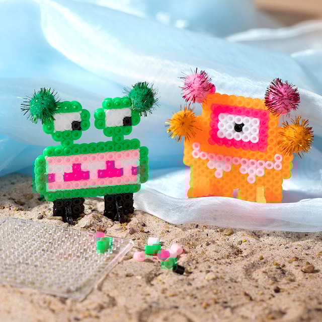 Produktbilde 5 for Mini DIY Kit Rørperler, Monster, ass. farger, 1 pk.