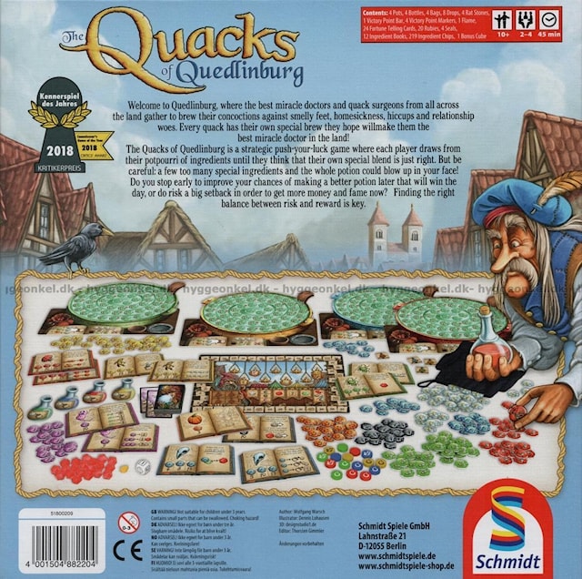 Tuotekuva 3 - The Quacks of Quedlinburg -lautapeli (EN)