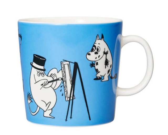 Arabia Mumin Mugg 40cl Blå