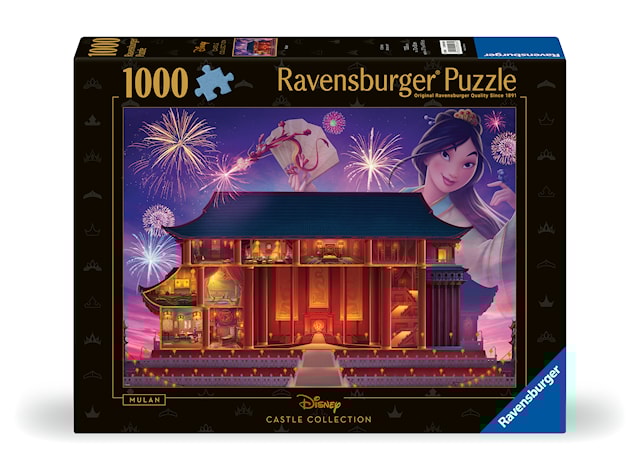 Produktbild 5 för Pussel Disney Castles Mulan 1000 bitar, Ravensburger