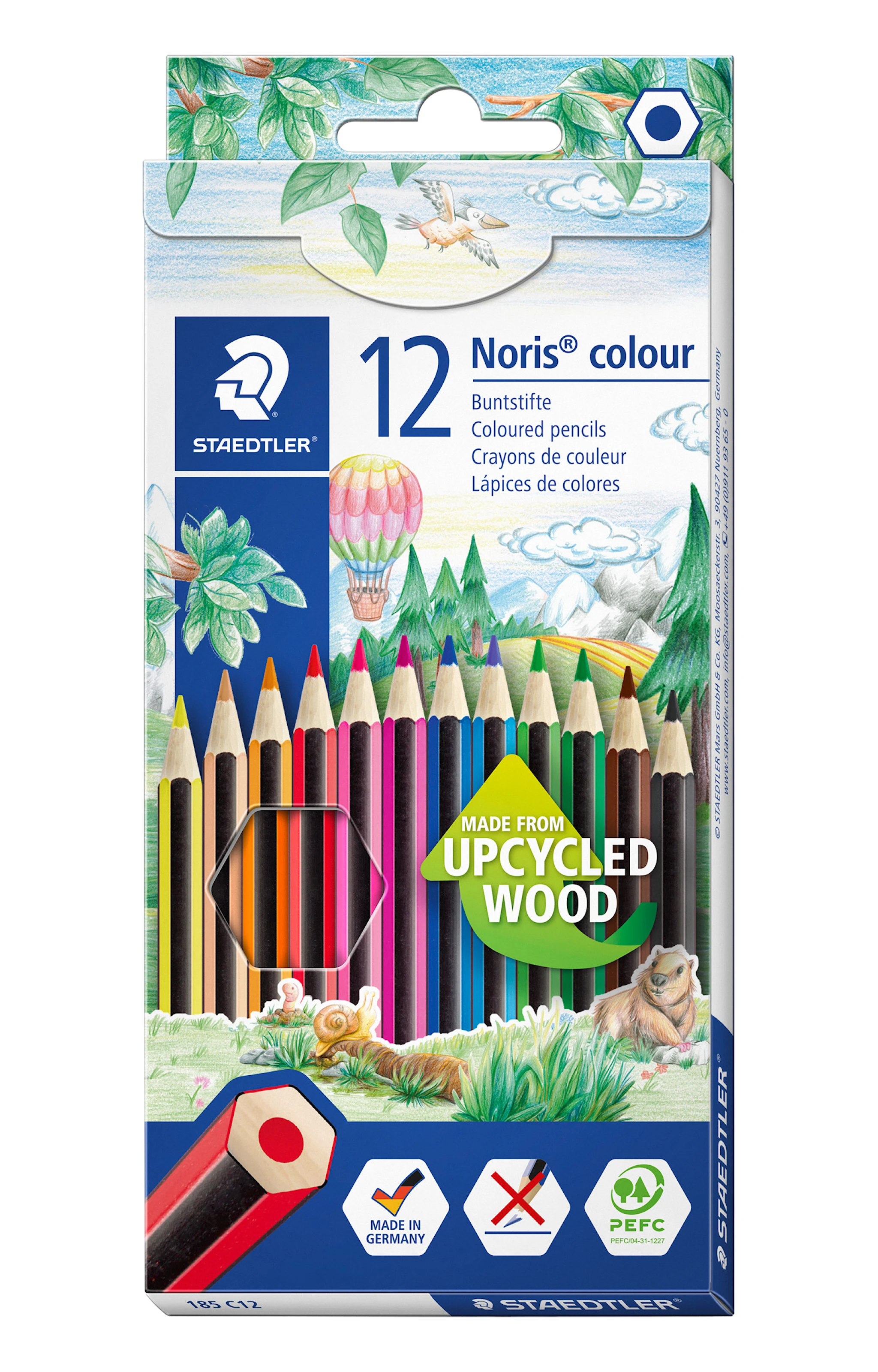 Produktbilde for Fargeblyanter Noris Colour 12 stk. Staedtler