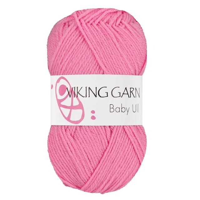 Baby Ull 50 g Cerise 361 Viking Garn