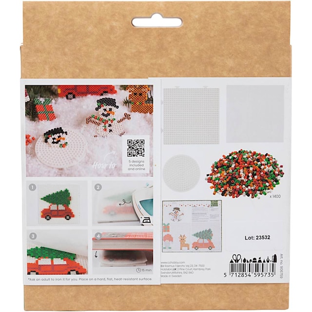 Produktbilde 5 for DIY Kit NABBI BioBeads Julemotiv