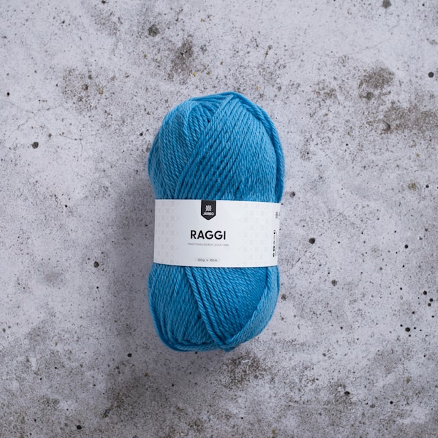 Tuotekuva 1 - Raggi Lanka Villasekoite 100 g Taivaansininen (1508) Järbo