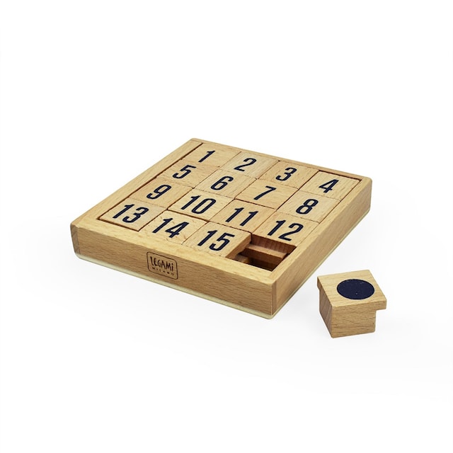 Produktbild 3 för 15-spel - Skjutpussel av trä Legami