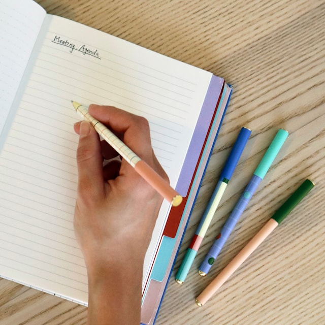 Produktbilde 2 for Kulepenn grafiske mønstre 4-pack Inkerie