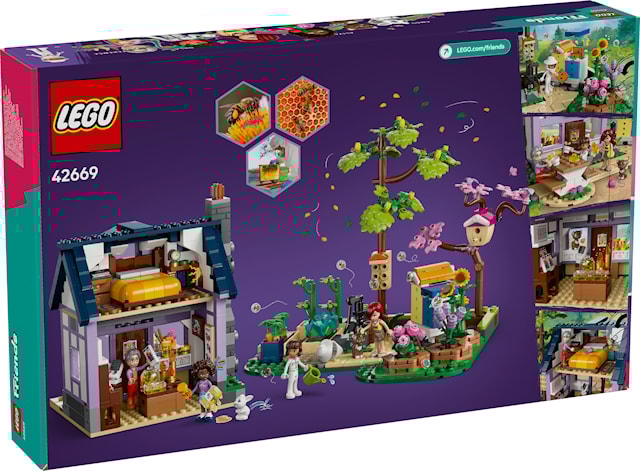Produktbild 3 för Biodlarhus och blomsterträdgård LEGO® Friends (42669)
