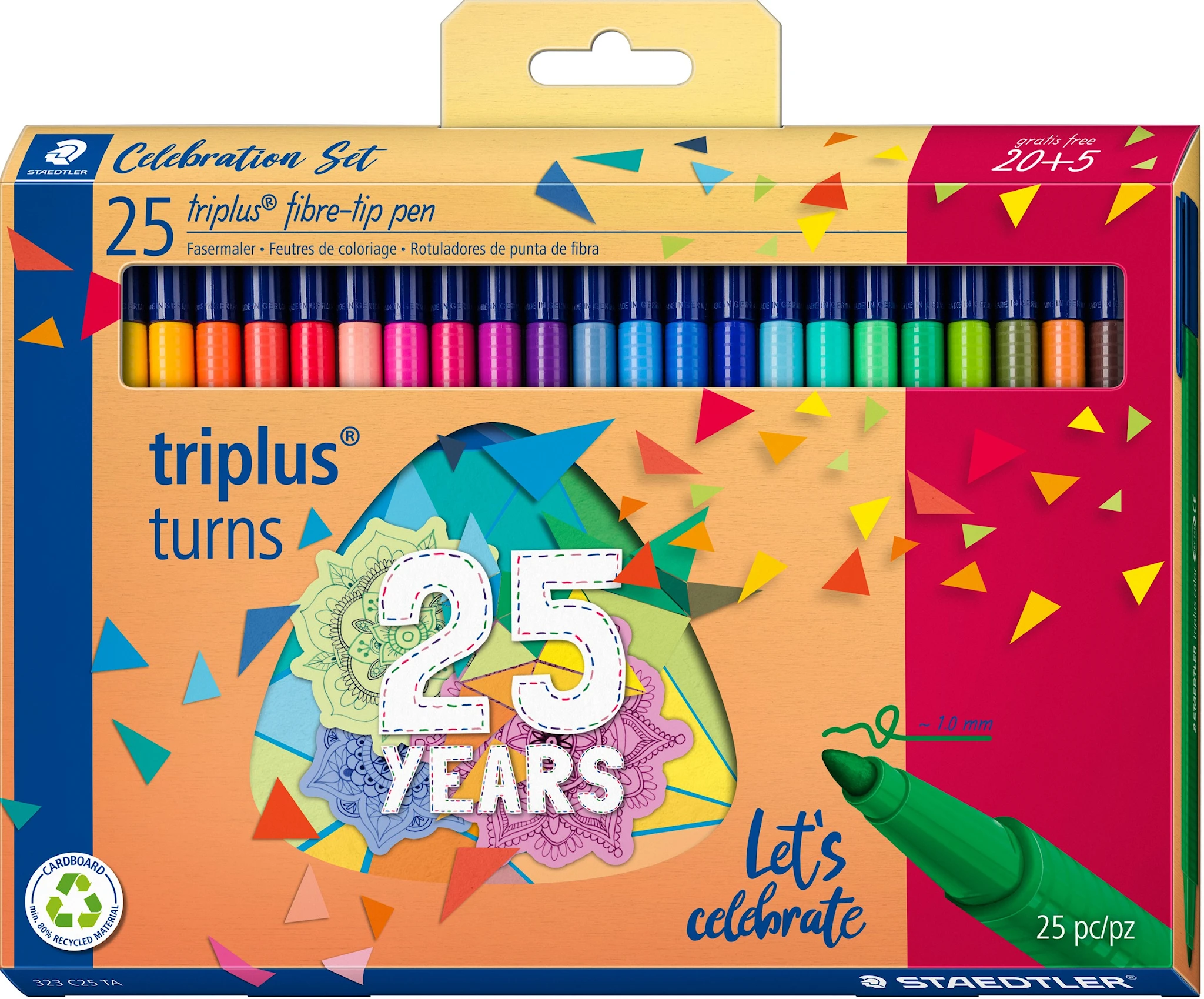 Tuotekuva ille Triplus® Color 1 mm 25 kpl Staedtler