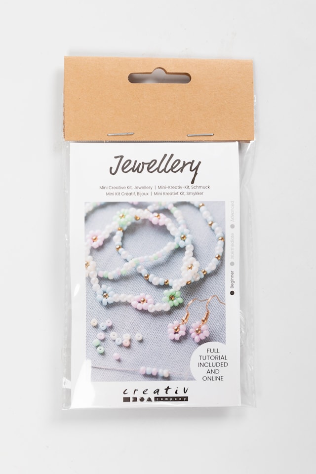 Produktbild 5 för Mini DIY Kit Smycken, Elastiskt armband, örhänge, 1 förp.