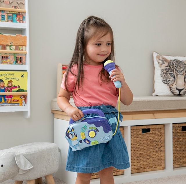 Produktbild 2 för Bluey Karaokeset med Ljus