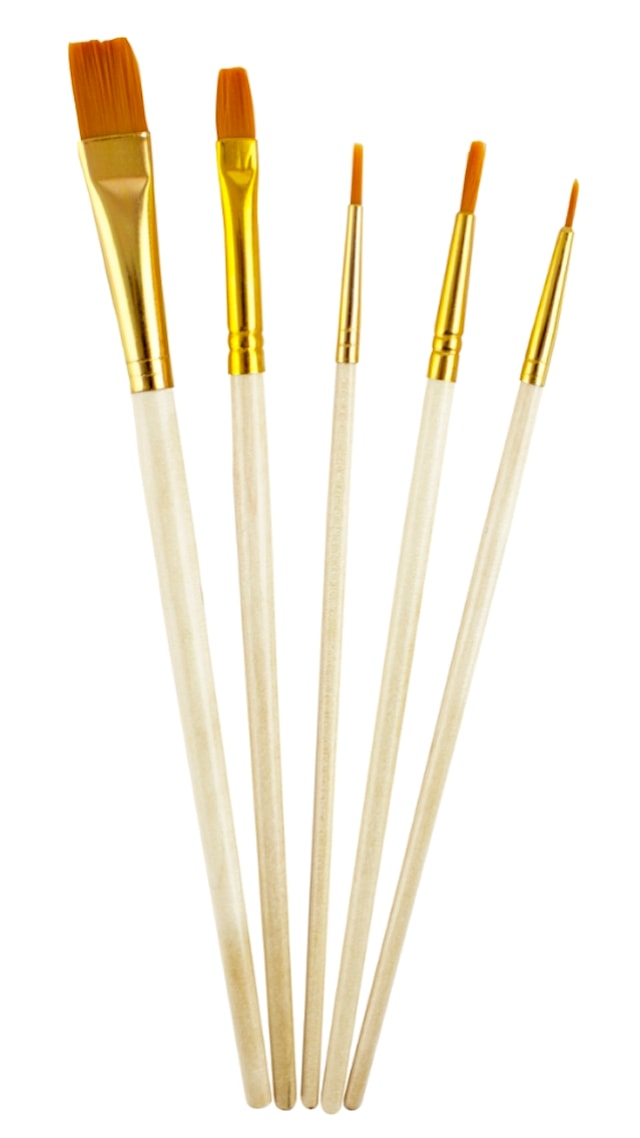 Produktbild 1 för Penselset Akvarell 5-pack Sense