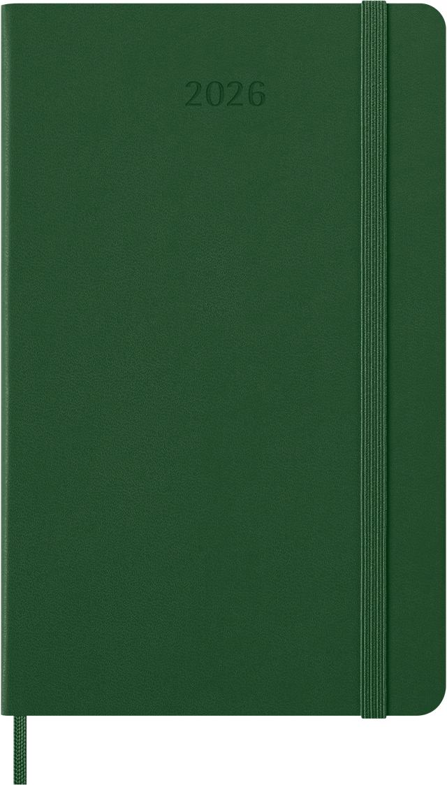 Produktbild 2 för Kalender 2026 Classic Hard 12M Daily Large Myrtle Green Moleskine