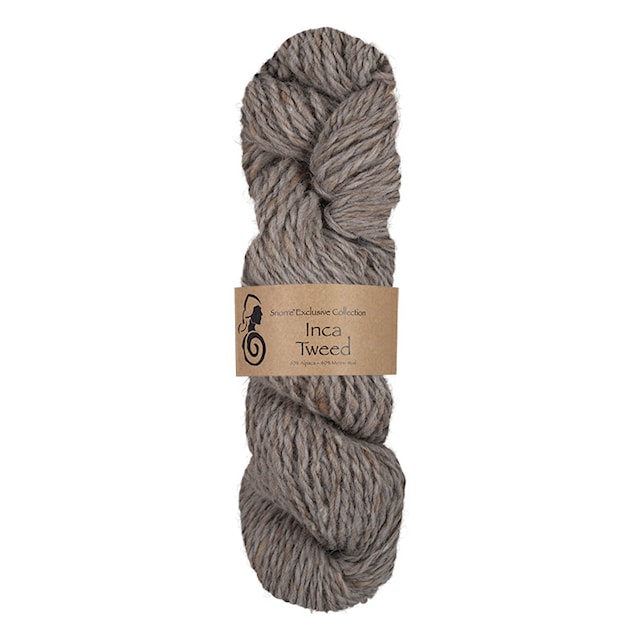 Inca Tweed  Alpaca, ull 50 gr Beige 107, Viking Snorre