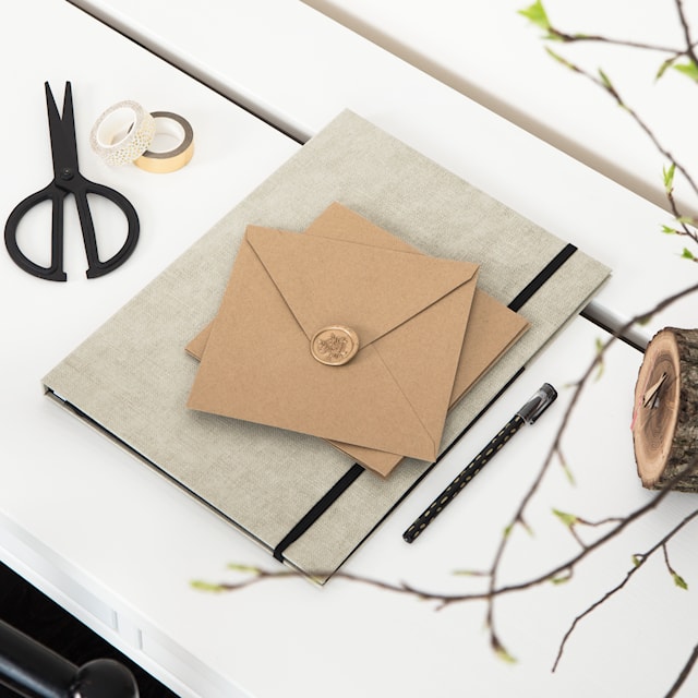 Produktbild 5 för Mapp Paulina A4 Linen Bigso Box of Sweden