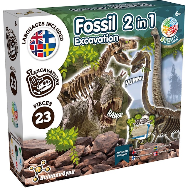 Produktbilde 1 for Science4You Fossil 2-i-1