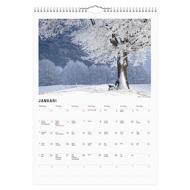 Produktbild 2 för Sverigekalendern 2026