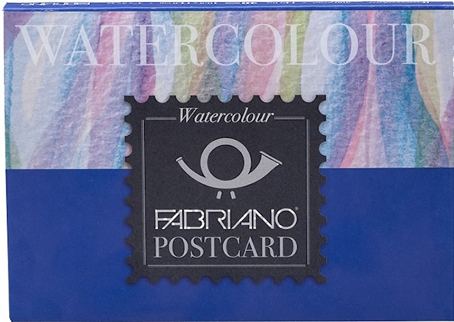 Tuotekuva 1 - Fabriano Akvarelliblokki 300g Postikortti 10,5 x 14,8 cm